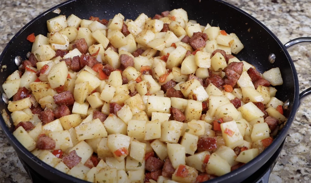 potatoes and sausage